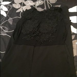 Black One Piece Pants Dressy Piece